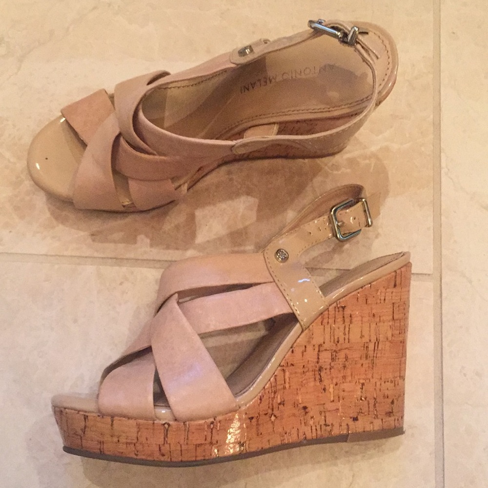 Antonio Melani wedge sandals, Size 7.5